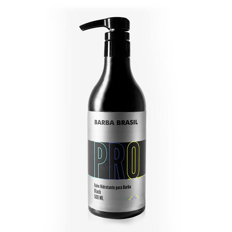 Balm para Barba PRO - Hidratante - BLACK - 500 G - Barba Brasil - Produtos para Barba